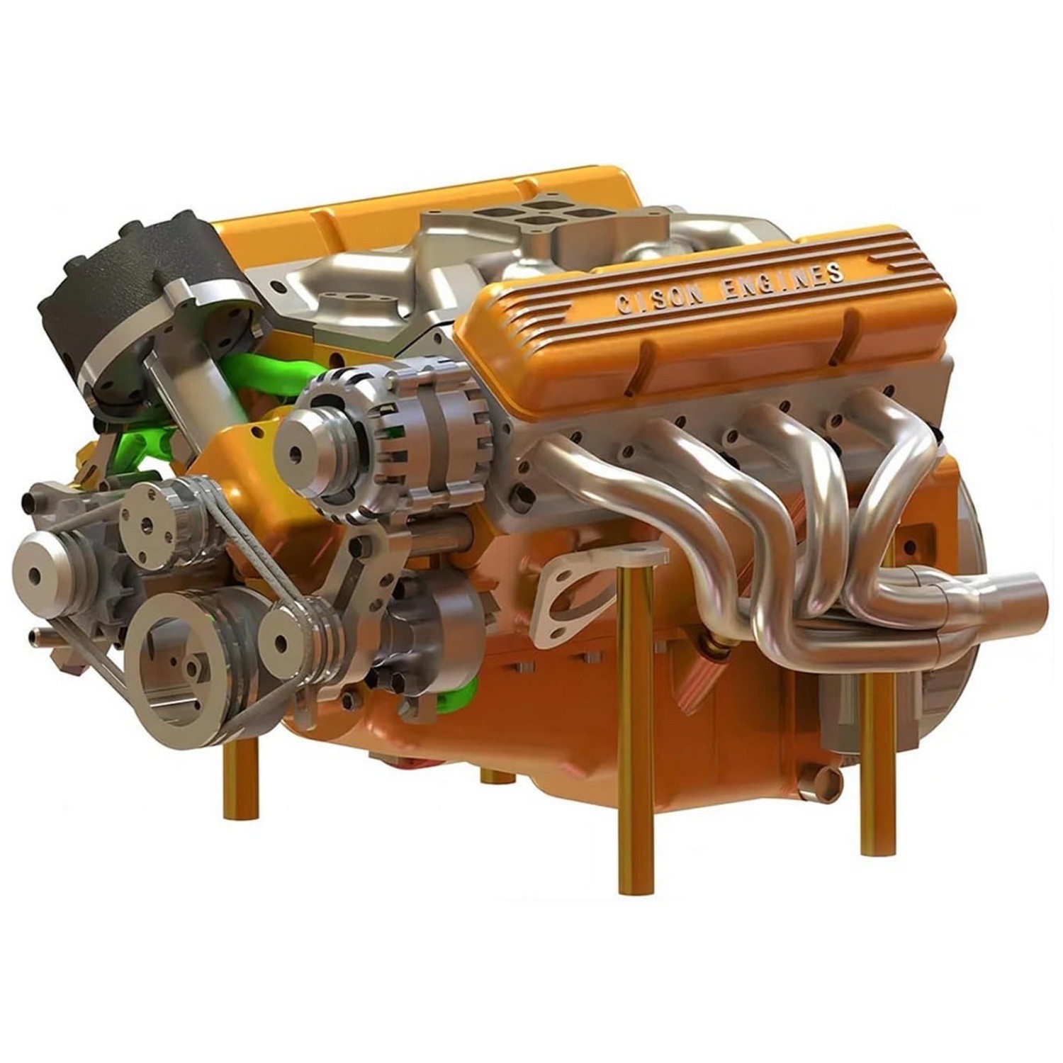 🔥Last 4 hours Sale: Save 89%-Gasoline OHV V8 Small-block Engine Model Kits