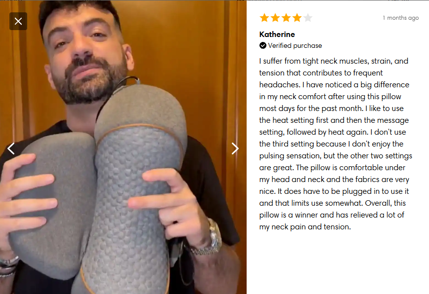 🔥70% OFF🔥 3 In 1 Neck Massage Pillow