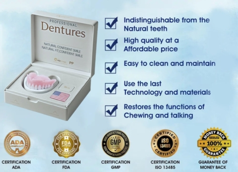 NESLEMY-🦷Advanced Customized Full Denture Set🦷 (⏰Limited time discount last 30 minutes⏰)