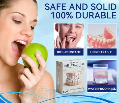 NESLEMY-🦷Advanced Customized Full Denture Set🦷 (⏰Limited time discount last 30 minutes⏰)